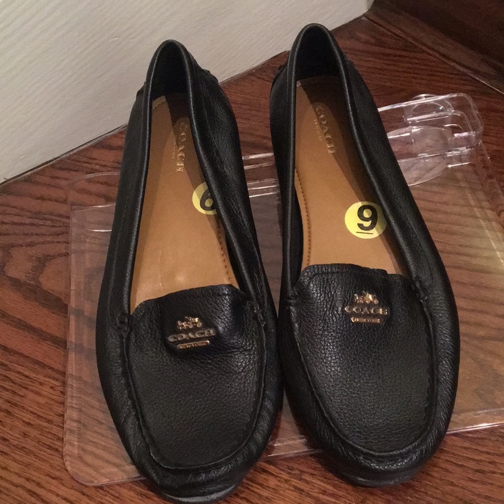 Black Coach loafers